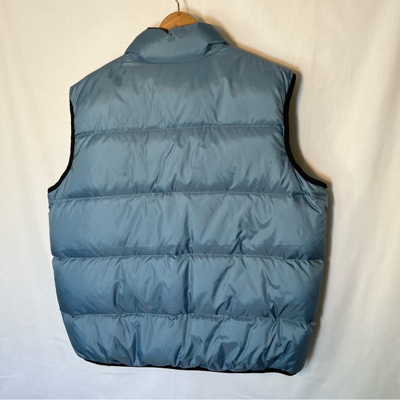 Moose Creek Blue & Navy Reversible Down Filled Puffer Vest XL - Picture 8 of 11